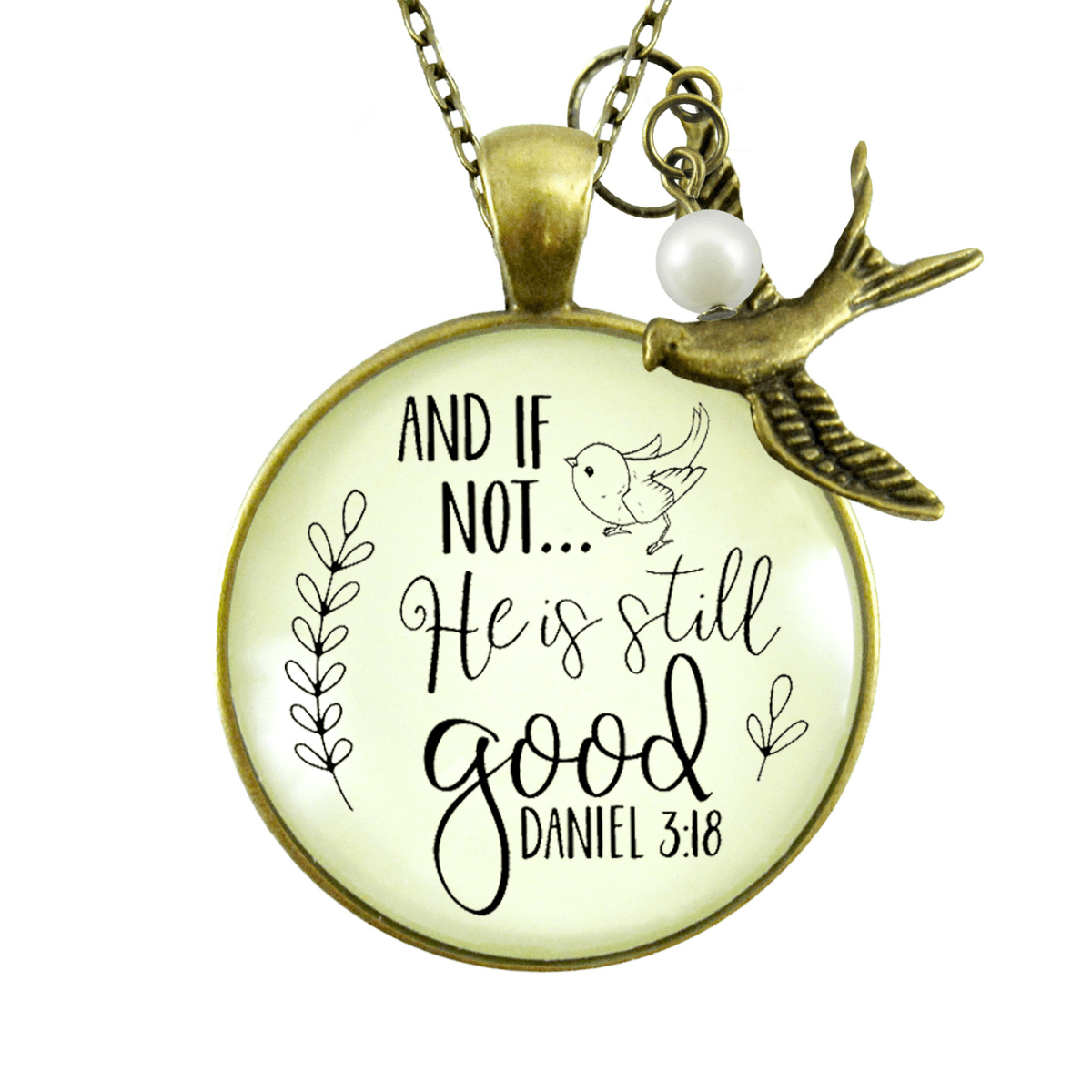 Gutsy Goodness If Not He is Still Good Necklace Grateful Religious Faith Jewelry - Gutsy Goodness Handmade Jewelry;If Not He Is Still Good Necklace Grateful Religious Faith Jewelry - Gutsy Goodness Handmade Jewelry Gifts