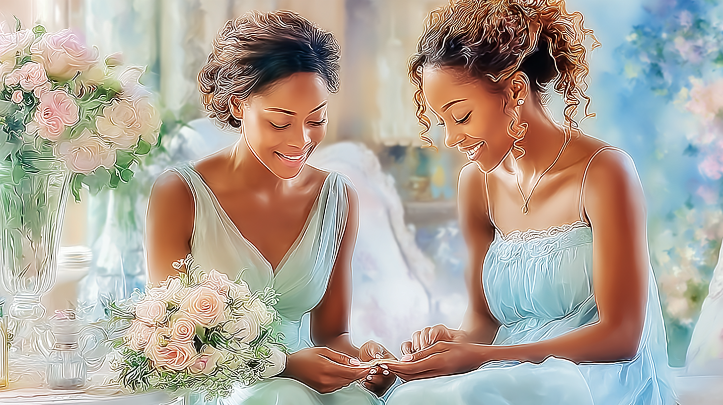 The Best Friend Wedding Gift That Becomes Part of Her Love Story