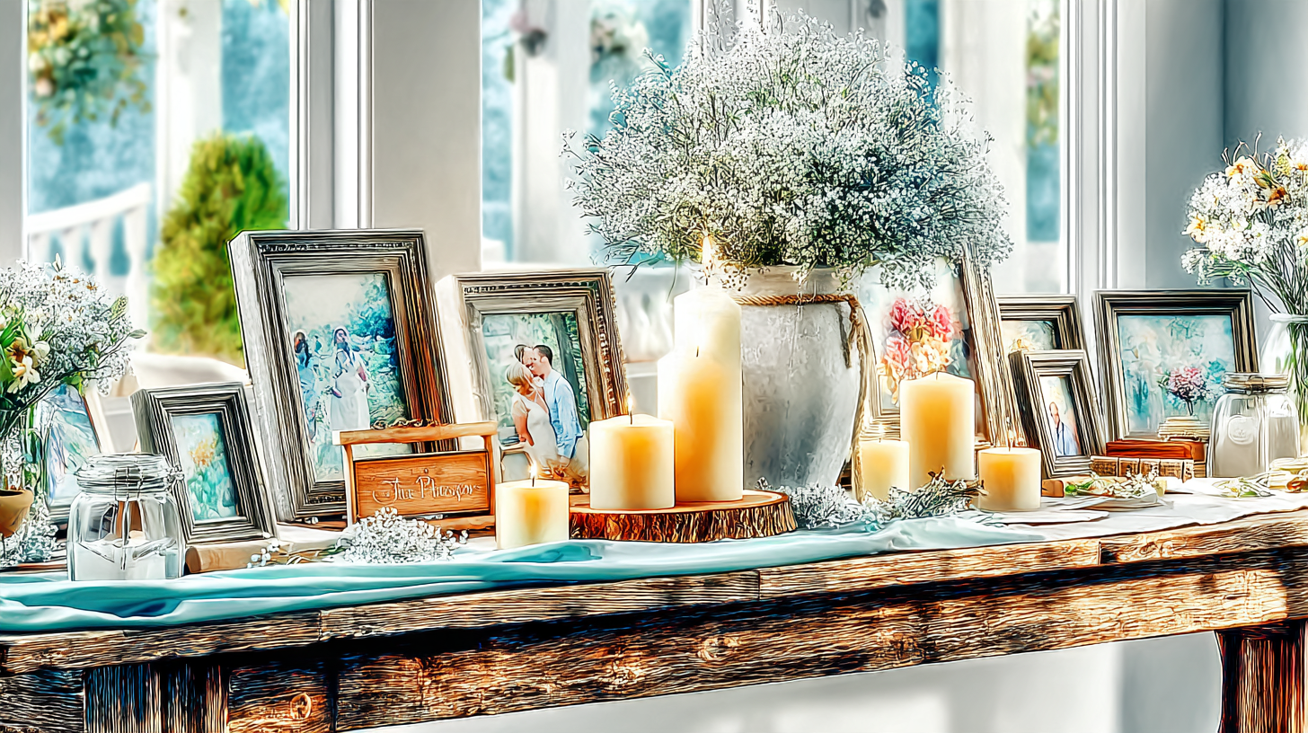 How to Choose Items for Wedding Memory Tables and Remembrance Displays
