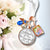 Wedding Bouquet Memorial Charm On Your Wedding Day I/We Love You Rose Gold Frames