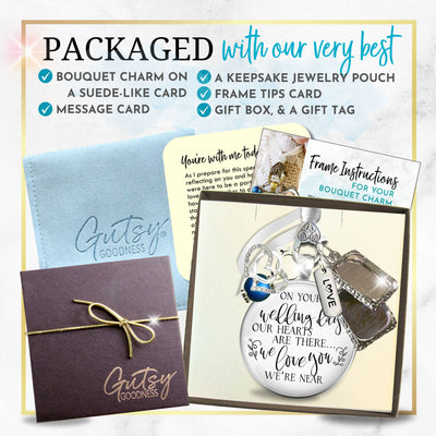 Build a Bouquet Charm Gutsy Goodness Personalized Wedding Memory Jewelry