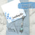 Something Blue Blossom Blessings Charm for Bride – Blue Flower Wedding Bouquet Keepsake with Pearl, Beach Bridal Shower Gift