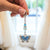 Something Blue Wedding Day Butterfly Blessings Charm – Blue Butterfly Bridal Bouquet Keepsake with Sparkling Crystal Accents, Bridal Shower Gift
