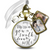 Bouquet Wedding Charm 2 Frames Missing You Memorial White Remembrance Photo Jewelry