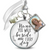 Nana Bouquet Charm Bridal Memorial Nana You Walk Beside Me White Silver Frame