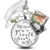 Bouquet Wedding Charm Missing You Silver Tone Bridal Memorial Photo Jewelry 2 Frames