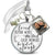 Loved Beyond Words Missed Every Moment Memorial Wedding Bouquet Charm SilverWHITEWhite Pearl 1 Frame