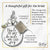 Bouquet Charm Uncle You Walk Beside Me Every Day Wedding Day Jewelry Memory Vintage Silvertone