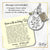 Bouquet Charm Uncle You Walk Beside Me Every Day Wedding Day Jewelry Memory Vintage Silvertone
