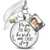 Papa Wedding White Bouquet Charm Grandpa Frame Memorial Grandfather Silver Tone Jewel