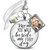 Wedding Bouquet Photo Charm Mom Beside Me White Bridal Mother Memorial Picture Jewels