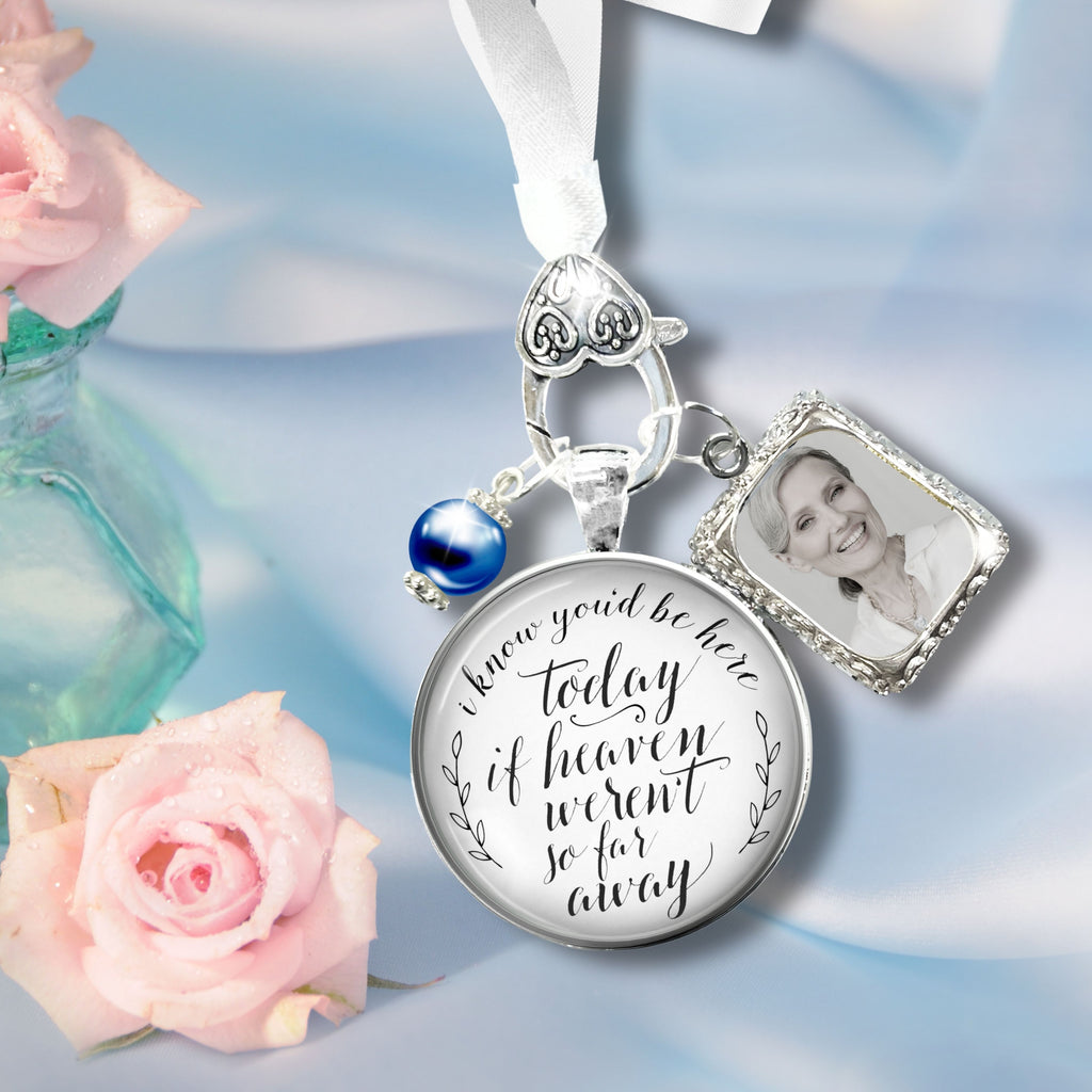 The Official Build a Bouquet Charm™ – Custom Bridal Bouquet Photo Charm, Personalized Wedding Keepsake to Honor Loved Ones, Gift Ready