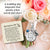 Wedding Bouquet Charm Walk Me Down Aisle Daddy Blue Bead Memorial Jewelry Photo Frame