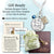 Wedding Bouquet Charm Walk Me Down Aisle Daddy Blue Bead Memorial Jewelry Photo Frame