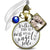 Walking Down The Aisle With An Angel Memorial Bouquet Charm Bronze White Glass Blue Pearl 1 Frame