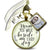 Mum You Walk Beside Me Every Day Bronze, Cream Glass, White Pearl