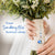 Something Blue Heart Wedding Bouquet Charm for Bride | Bridal Keepsake Gift
