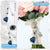 Something Blue Navy Blue Heart Wedding Bouquet Charm for Bride, Bridal Shower Gift