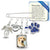 Something Blue Dog Memorial Wedding Pin for Bride | Angel, Paw Print & Custom Photo