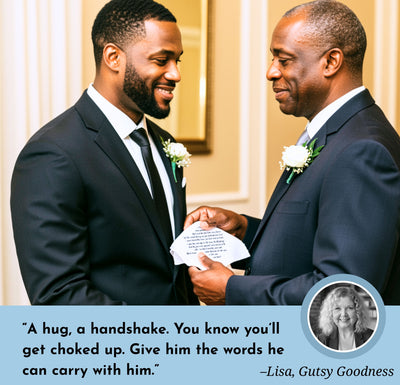 To My Son on His Wedding Day | Groom Handkerchief Gift from Dad | Keepsake Hankie + Proud of You Poem from Father | Keychain and Envelope