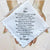 Wedding Handkerchief for Mom from Daughter with Poem & Angel Charm | Bridal Shower or Morning of Note | Mother of the Bride Gift Keepsake
