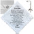 Bonus Mom or Step Mother of the Groom Handkerchief from Son Childhood Thanks Gift with Angel Charm Card & Wax-Sealed Envelope