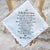 Maid of Honor Handkerchief Wedding Gift from Bride | Thank You Keepsake with Poem for Morning of Letter, Angel Charm, Card, Unique Envelope