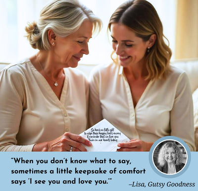 He Makes Beauty From Ashes Thinking of You Handkerchief | Bible Verse Christian Encouragement Gift for Friend | Angel Charm Card & Envelope