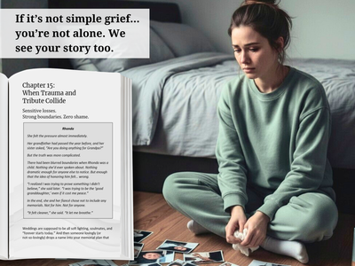 A Bride’s Guide to Wedding Memorials & Emotional Survival Book | Angel Wing Something Blue Charm | Bonus Grief Planning Digital GPT Resource