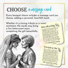 Build a Bouquet Charm by Gutsy Goodness Sentimental Message Card
