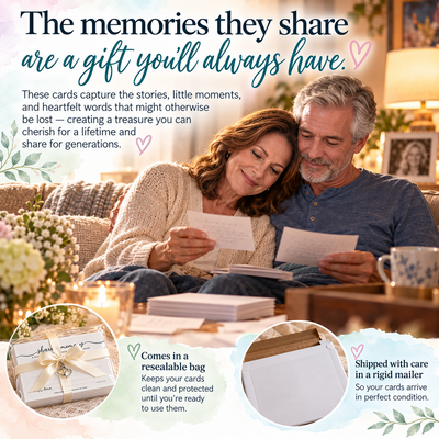 Share a Memory Cards for Funeral & Celebration of Life, 50 Pack, 4x6