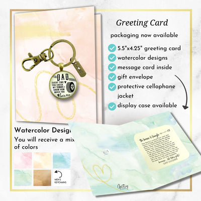 Dad Every Time You Check My Tires I Know You Love Me Keychain