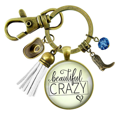 Beautiful Crazy Boho Fashion Keychain Western Theme