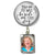 Groom's Boutonniere Pin Wedding Memorial Mom You Walk Silver White Photo Picture Frame Charm