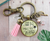 Flamingo Keychain Stay True To You Quote Tropical Fun Jewelry Pink Tassel Charm - Gutsy Goodness Handmade Jewelry