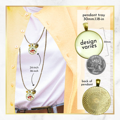 Pumpkin Spice Necklace Extra Nice Latte Coffee Lover Everything Autumn Funny Merch Gift Jewelry For Women  Necklace - Gutsy Goodness Handmade Jewelry