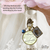 On Your Wedding Day MY Heart Is There Walking Beside You GRANDDAUGHTER | DESTINATION BRONZE - CREAM - BLUE BEAD