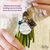 On Your Wedding Day MY Heart Is There Walking Beside You GRANDDAUGHTER | DESTINATION BRONZE - WHITE - BLUE BEAD
