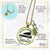 Family Christmas Necklace Fun Old Fashioned Holiday Tree Charm Handmade Car Tree Farm Pendant