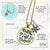 Christmas Snowflake Necklace Baby It's Cold Outside Winter Seasonal Charm Bead Jewelry For Women