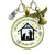 Jesus Nativity Christmas Pendant O Come Let Us Adore Him Holiday Necklace Handmade Faith Religious Jewelry