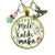 Mele Kalikimaka Christmas Hawaiian Necklace Holiday Merry Christmas Pink Green Festive Jewelry Gift