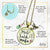 Mele Kalikimaka Christmas Hawaiian Necklace Holiday Merry Christmas Pink Green Festive Jewelry Gift