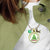 Christmas Train Holiday Tree Necklace Rocking Around Festive Merry Handmade Seasonal Gift Jewelry