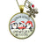 Christmas Penguin Stocking Stuffer Necklace Winter Wishes Snowflake Kisses Charm Handmade Gift Pendant Jewelry