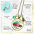 Red Truck Christmas Tree Necklace Handmade Holiday Let Your Heart Be Light Charm Gift Pendant Jewelry