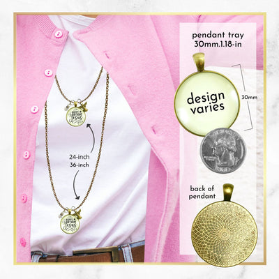 Happy Birthday Gift Necklace For Women Merry Christmas Faith Jewelry Charms Handmade Holiday Pendant