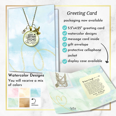 Happy Birthday Gift Necklace For Women Merry Christmas Faith Jewelry Charms Handmade Holiday Pendant