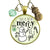 Christmas Snowman Necklace As Merry As I Get Funny Holiday Seasonal Jewelry Charm Beads Glass Pendant