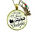 Christmas Reindeer Necklace Just a Girl Who Loves Christmas Pendant Stocking Charm Handmade Pendant